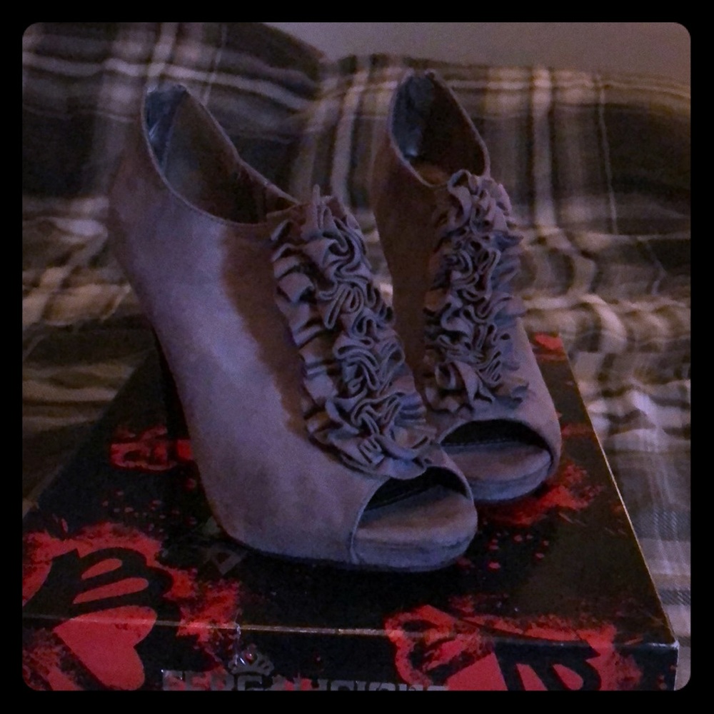 Fergalicious open toe heels